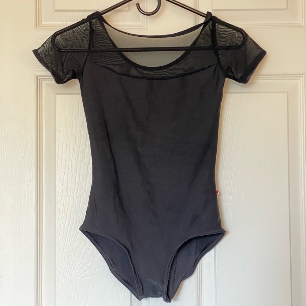 Sz Large Nina Black Mesh Yumiko Leotard